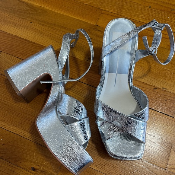 Dolce Vita Shoes - Dolce Vita Silver Platform Heels